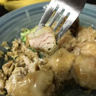 Undercooked chicken