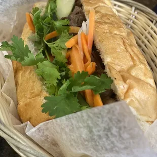 Beef baguette B3. Grilled Beef Sandwich