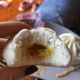 3 Piece Egg Custard BAO (inside)