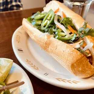 Banh mi sandwich- with tofu