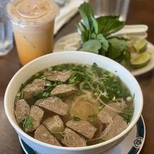 Meatball pho