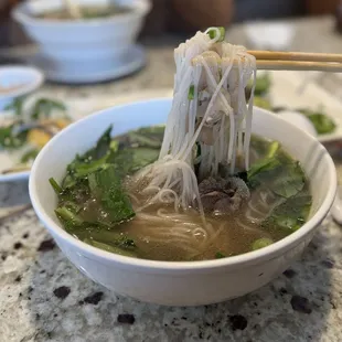 Pho Tai (rare steak, tendon, tripe)
