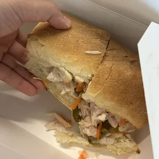 Chicken banh mi--so good!