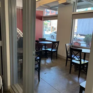 Inside seating