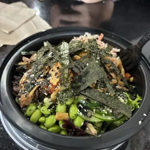 Reg bowl with greens