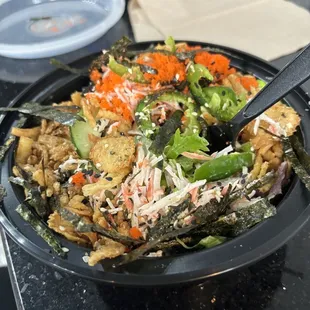 Poke Bowl   Regular on greens