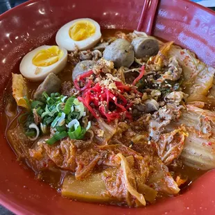 Kimchi beef Ramen