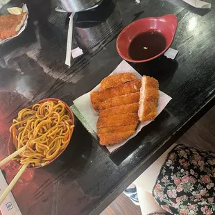 Chicken Katsu Side - Side of noodles