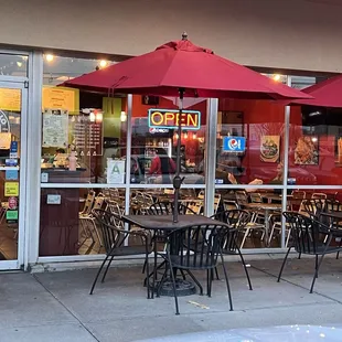 Outdoor seating