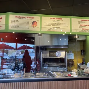 Menu as of September 2022