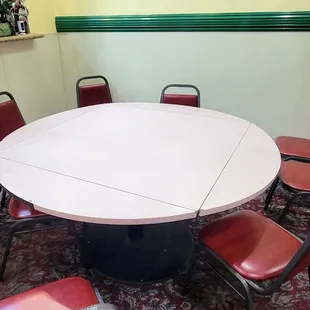 Big round table for group