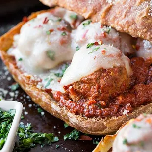 Vegan Italian Meatball Ciabatta