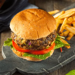 Vegan Black-Bean Burger