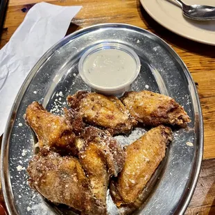 Garlic Parmesan wings