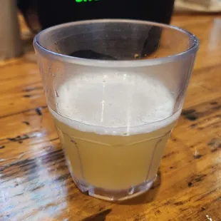 Green tea shot