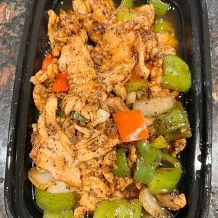 C1 Sizzling Chicken w/black pepper $14.95/ 06-08-23