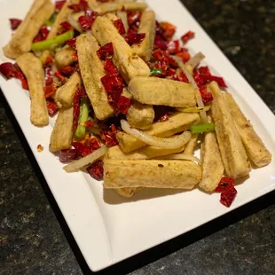 Dry Fried Eggplant