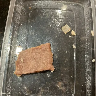 &quot;Steak&quot; from combo fried rice