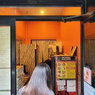 The entire store. It&apos;s takeout only.