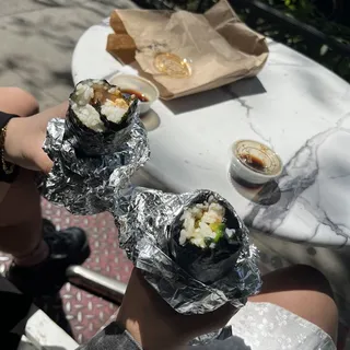 Spicy Salmon Yummy Stick Sushi Burrito