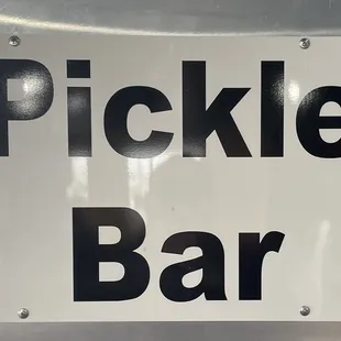 Yes they have a pickle bar with a relish, pickles and jalapeños