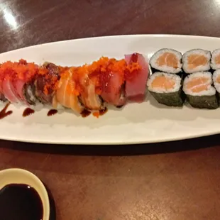 Tiger Roll Sunshine Roll Burning Man Roll Volcano Roll