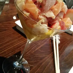 Sashimi Martini. Cheers!!