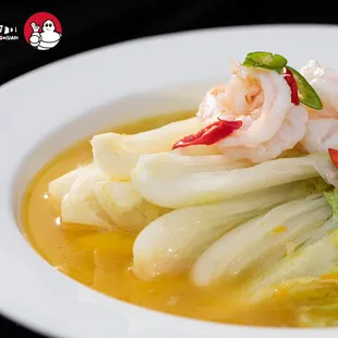 Golden chili cabbage 金汤开水白菜