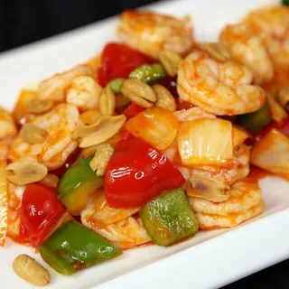 Kung Pao Shrimp Balls