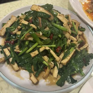Bean Curd With Leek