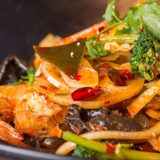 Griddle Cooked Prawns