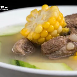 Corn Stew Pork Ribs Soup