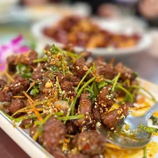 Toothpick Lamb With Cumin