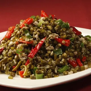 Sauteed Minced Meat with Sour Beans