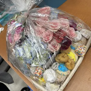 Cookie Charcuterie with flowers!
