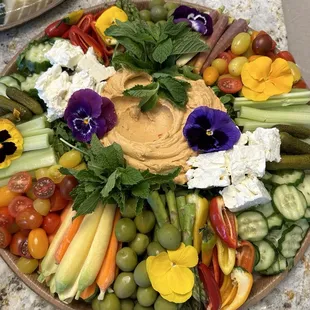 Crudite platter