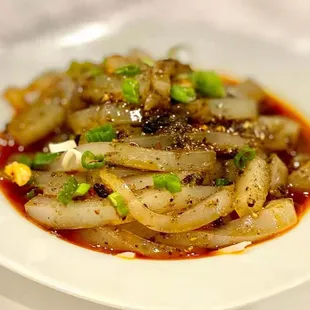 a plate of food on a table