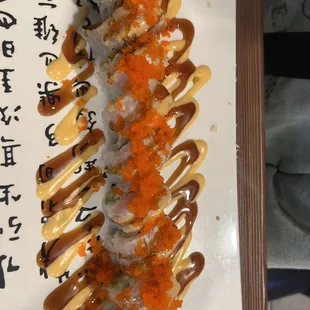 Aloha Roll added Masago