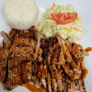 Yummy Combo Plate (Chicken Teriyaki / Beef Teriyaki