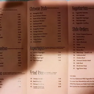 Menu Back