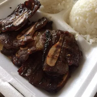 Kalbi plate... good flavor but small portions