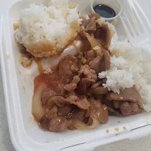 Pork teriyaki?