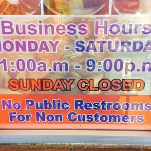 Business hours