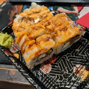 Las Vegas roll - supposed to be fried.