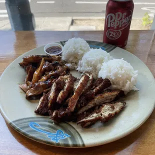 Chicken and Katsu Teriyaki Combo