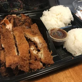 Chicken and Katsu Teriyaki Combo