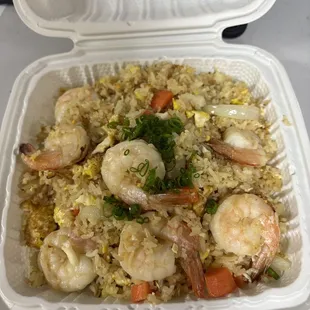 Shrimp fried rice