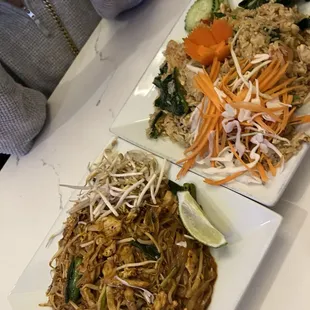 086.Pad Thai  067. Thai Fried Rice