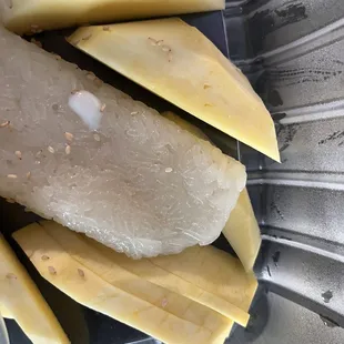 mango not at all ripe enough to eat