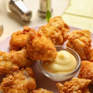 chicken wings and fried chicken, food